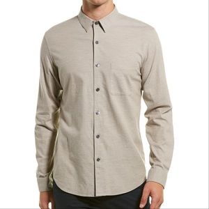 Theory Rammy Flannel Button Down Cotton Shirt